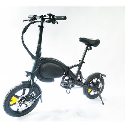 Ovale Batterie, die Mini Pocket Electric Bike 14-Zoll-hybrides faltendes elektrisches Fahrrad faltet