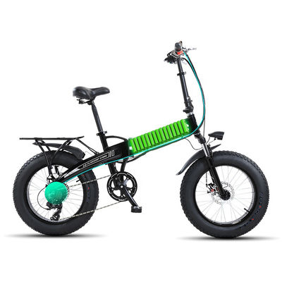350W, das elektrische Fahrräder für Erwachsene, faltbares fettes Fahrrad 28MPH des Reifen-20&quot; 4,0 faltet