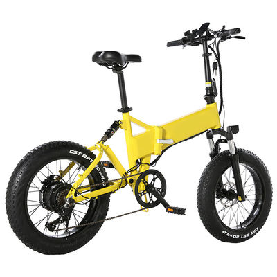 Faltbares elektrisches Fahrrad des fetten Reifen-28MPH, elektrisches Fahrrad der Geschwindigkeits-6061Alu 7