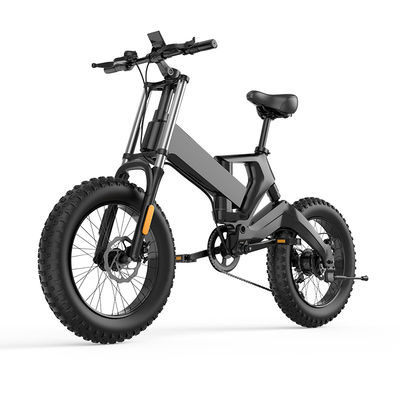 20 Zoll-fetter Reifen-elektrisches faltendes Fahrrad AC100v mit Lithium-Batterie 10AH