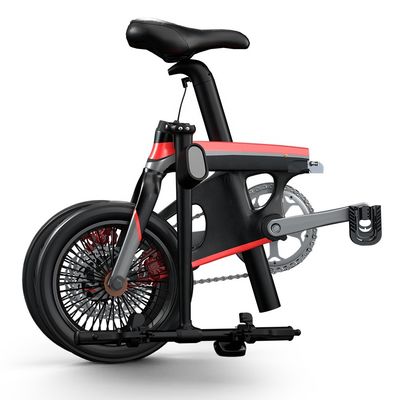 14 leichtes elektrisches faltendes Fahrrad, Faser-Falten-elektrisches Fahrrad des Kohlenstoff-220V