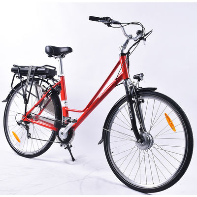Wasserdichte leichte Damen-elektrisches Fahrrad 19mph 6Speed in mehreren Betriebsarten