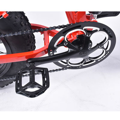 0.5KW, das fetter Reifen-elektrisches Fahrrad 15MPH Max Speed For Multipurpose faltet