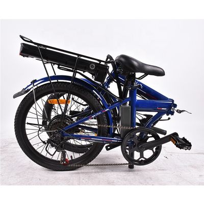 250w baute leichtes elektrisches faltendes Fahrrad 18.6mph vor zusammen