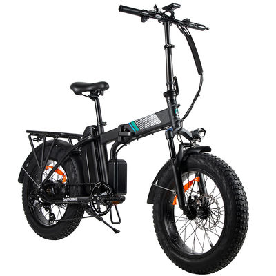 Elektrisches Falten-Fahrrad des fetten Reifen-0.5KW, Falten-fetter Reifen Ebike der zulässigen Belastungs-180kg