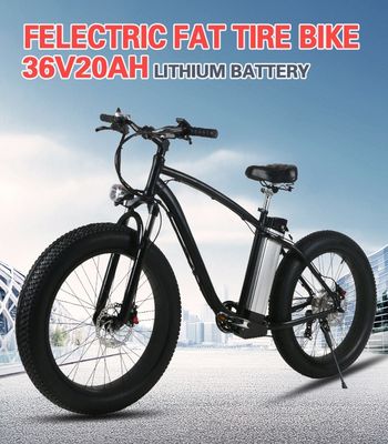 Elektrisches Fahrrad fetter Reifen-elektrisches Fahrrad 26 Zoll-Gebirgsstrand Ebike für Erwachsene