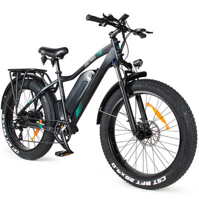 Fetter Reifen-elektrische Mountainbike ODM, elektrisches faltendes Gebirgsfahrrad Shimano